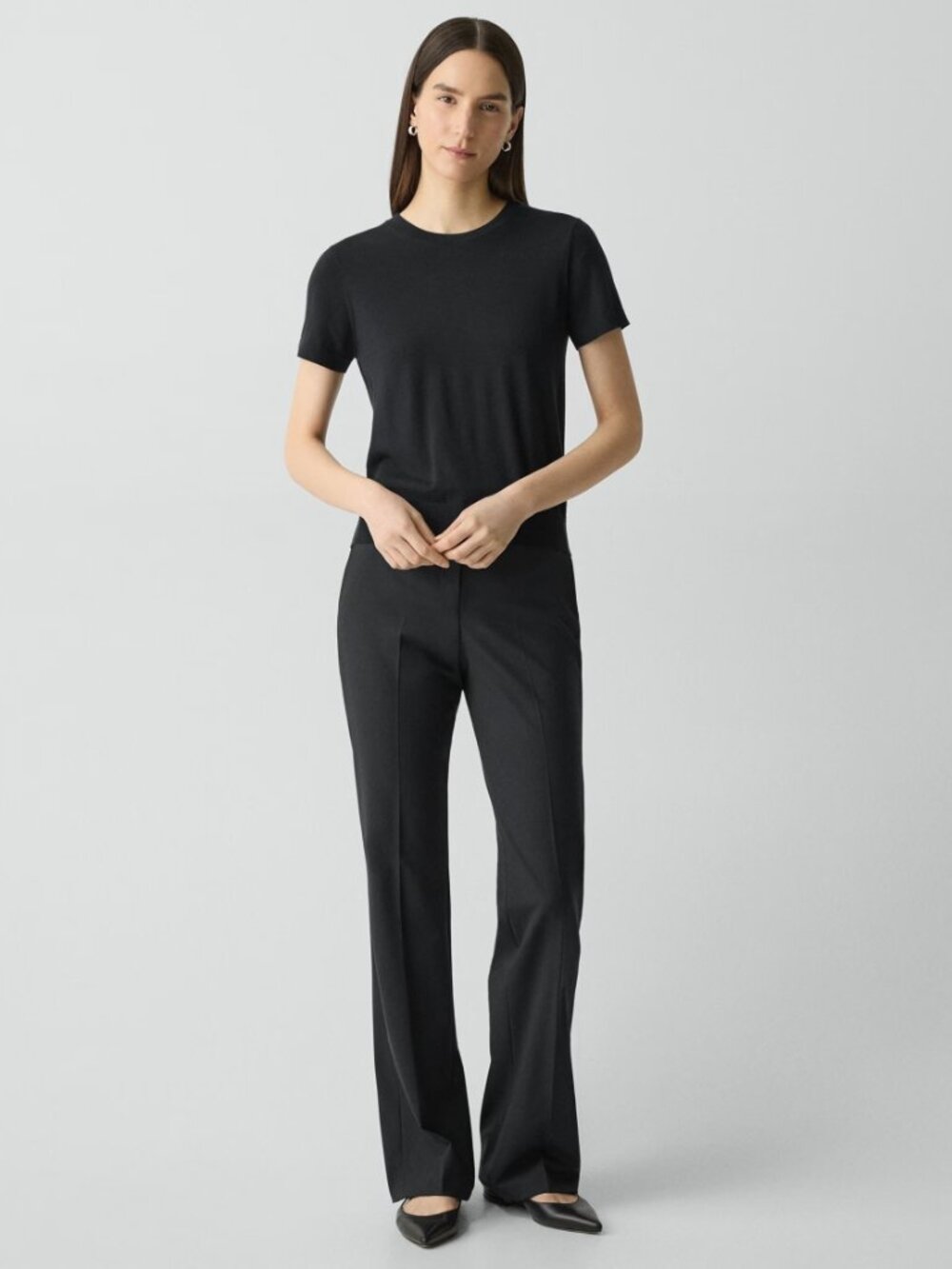 Theory Sweater Tee in Regal Wool - Picture 5 of 7